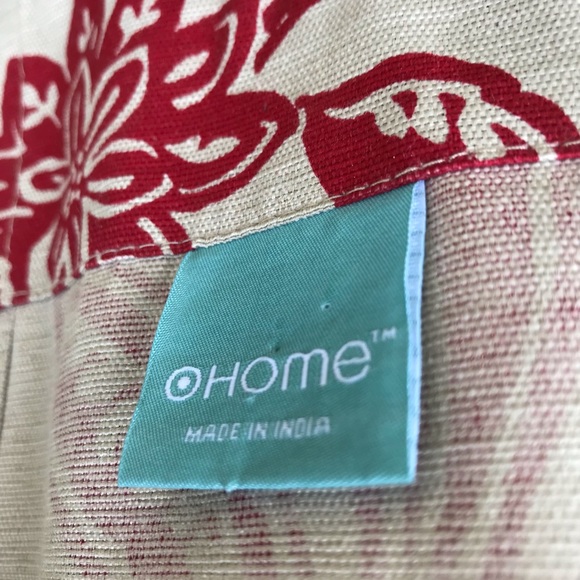 Window Panels unlined bold print imported woven cotton. Set of 4 - Picture 6 of 7